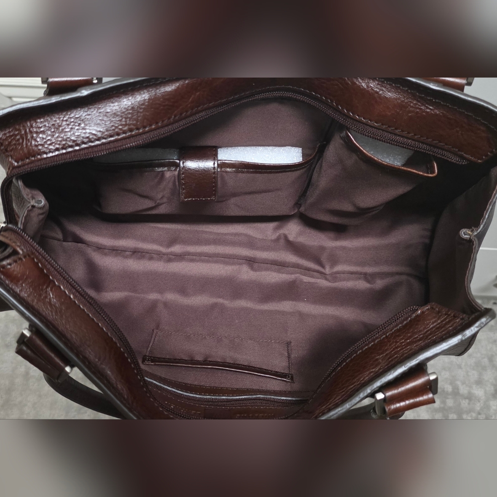 WILSONS LEATHER Leather Satchel/Shoulder Bag Excellent Used Condition - Picture 13 of 16